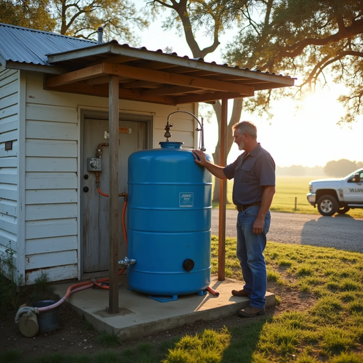 Licensed Plumber Bellaire TX plumber on a service call in Arcola, TX