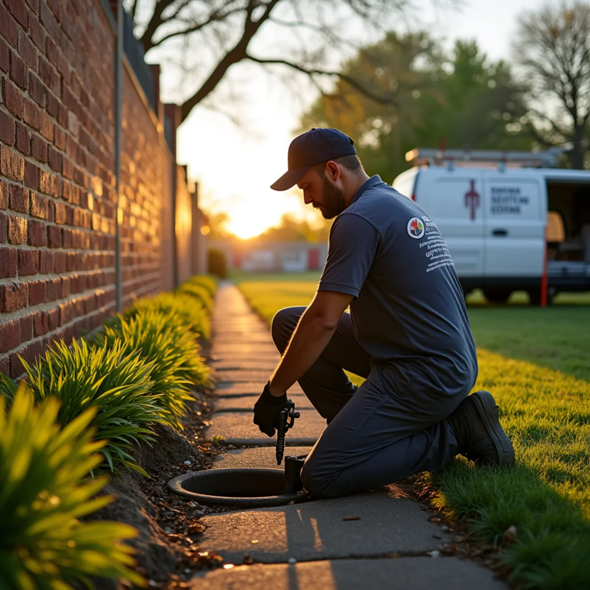 Licensed Plumber Bellaire TX plumber on a service call in Braeswood (Houston), TX