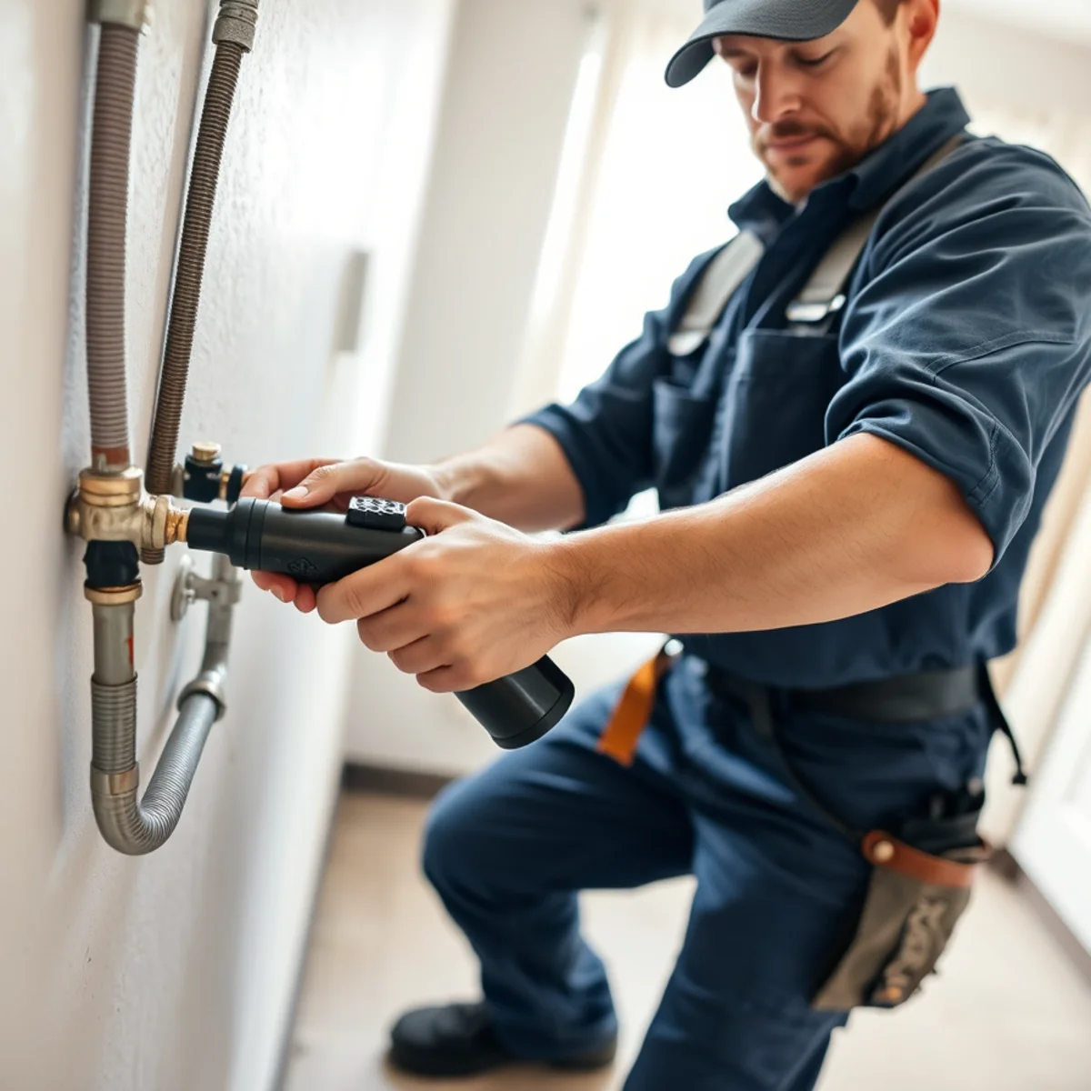 Plumber Bellaire TX performing flood damage plumbing in a Bellaire, TX home
