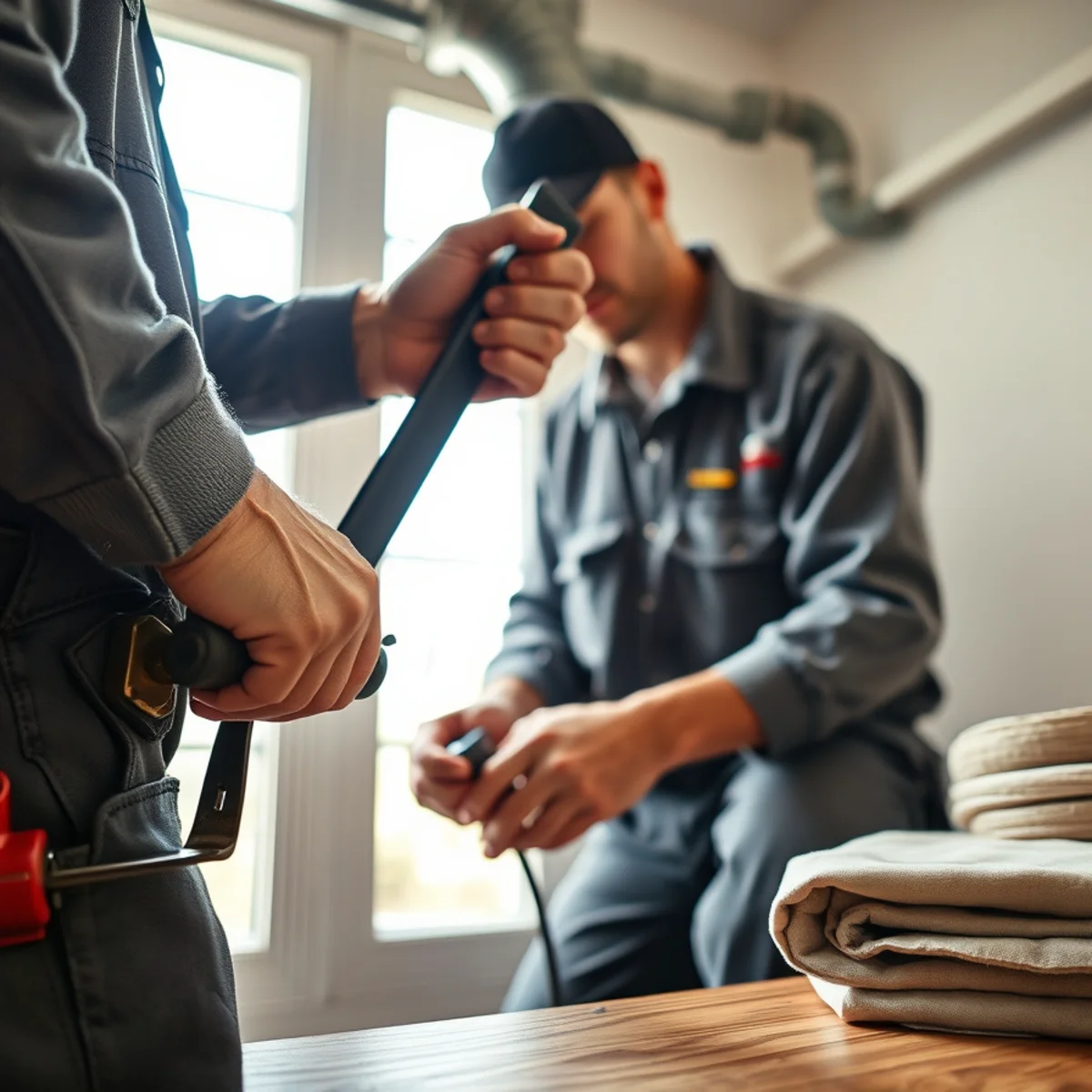 Plumber Bellaire TX performing freeze damage pipe repair in a Bellaire, TX home