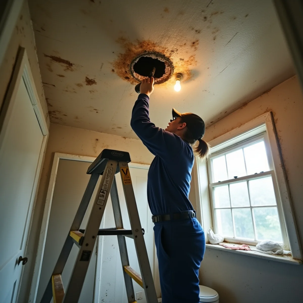Licensed Plumber Bellaire TX plumber on a service call in Friendswood, TX