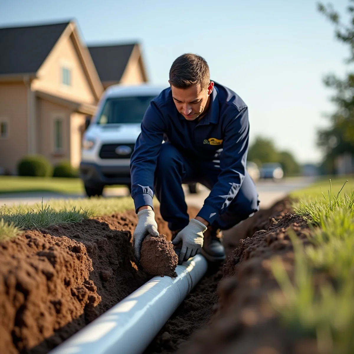 Licensed Plumber Bellaire TX plumber on a service call in Harris County, TX