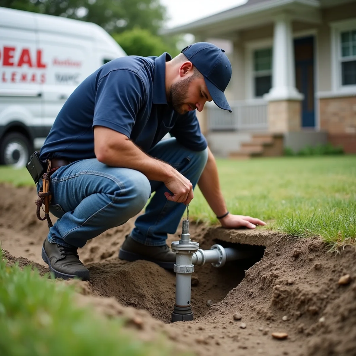 Licensed Plumber Bellaire TX plumber on a service call in Maplewood (Houston/Bellaire), TX