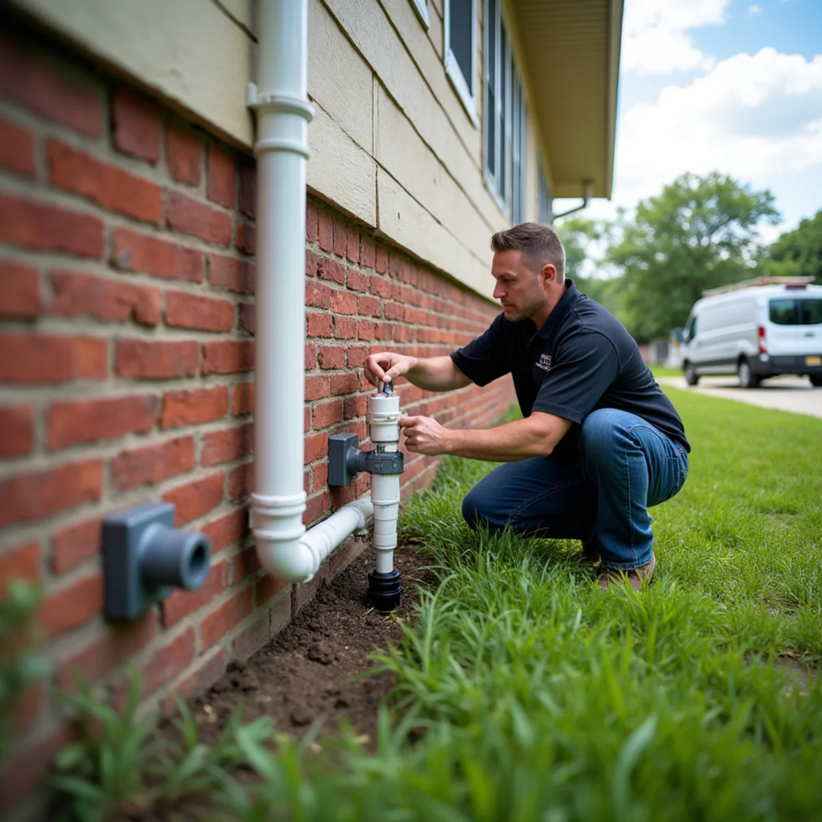 Licensed Plumber Bellaire TX plumber on a service call in Meyerland (Houston), TX
