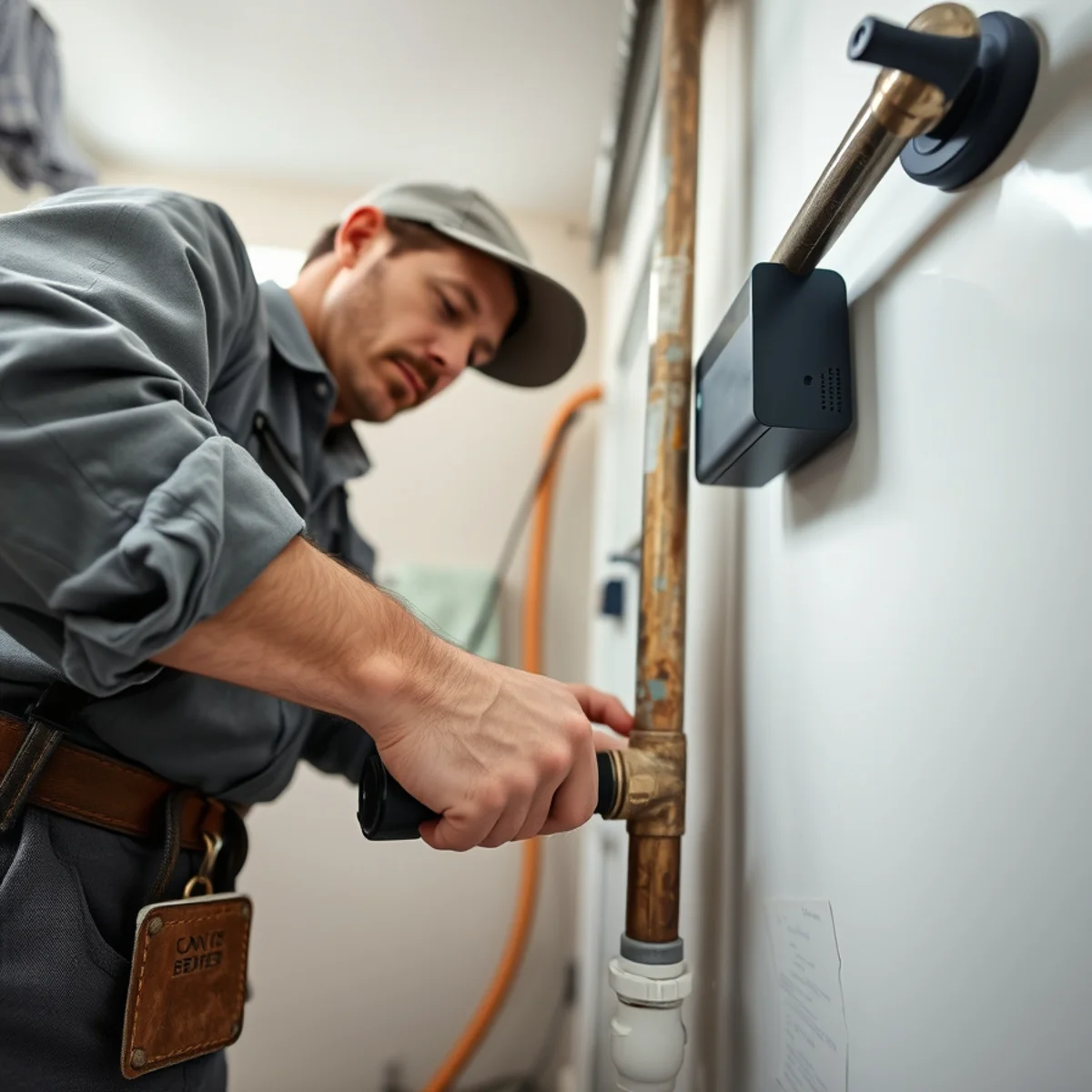 Plumber Bellaire TX performing whole-house repiping in a Bellaire, TX home