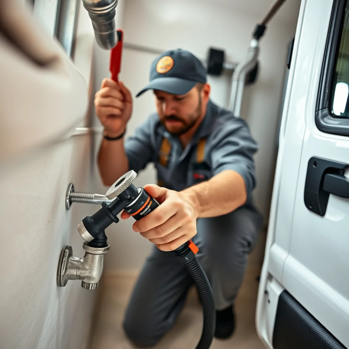 Plumber Bellaire TX performing residential plumbing in a Bellaire, TX home