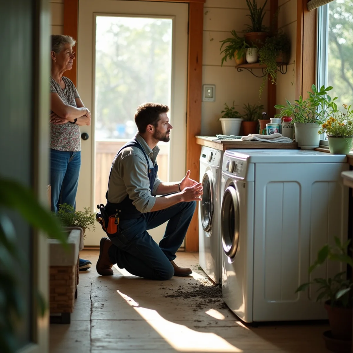 Licensed Plumber Bellaire TX plumber on a service call in South Houston, TX