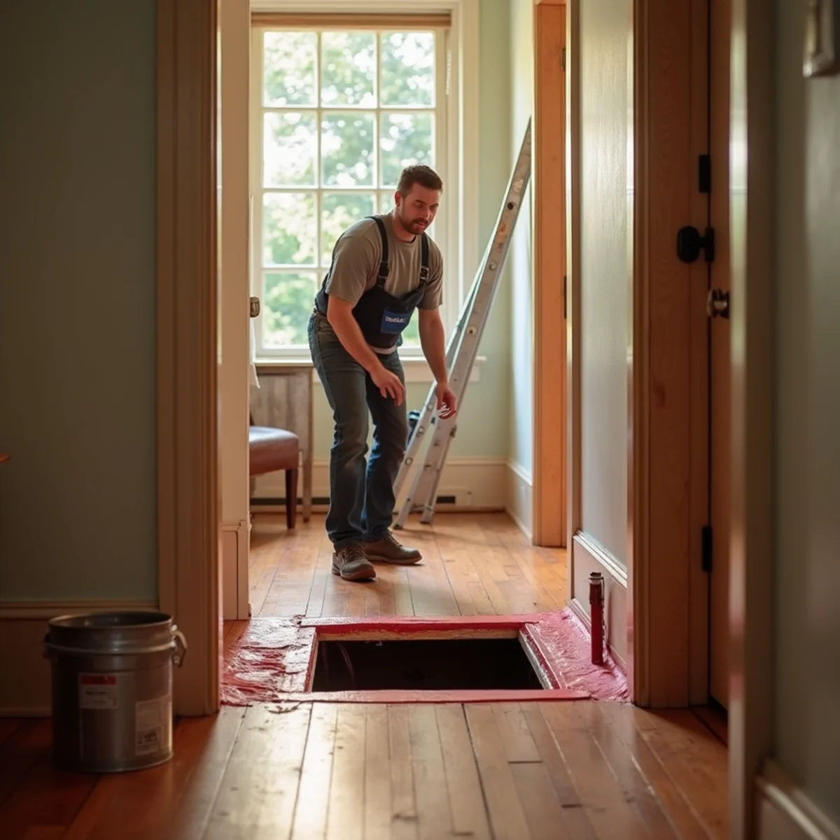 Licensed Plumber Bellaire TX plumber on a service call in The Heights (Houston), TX