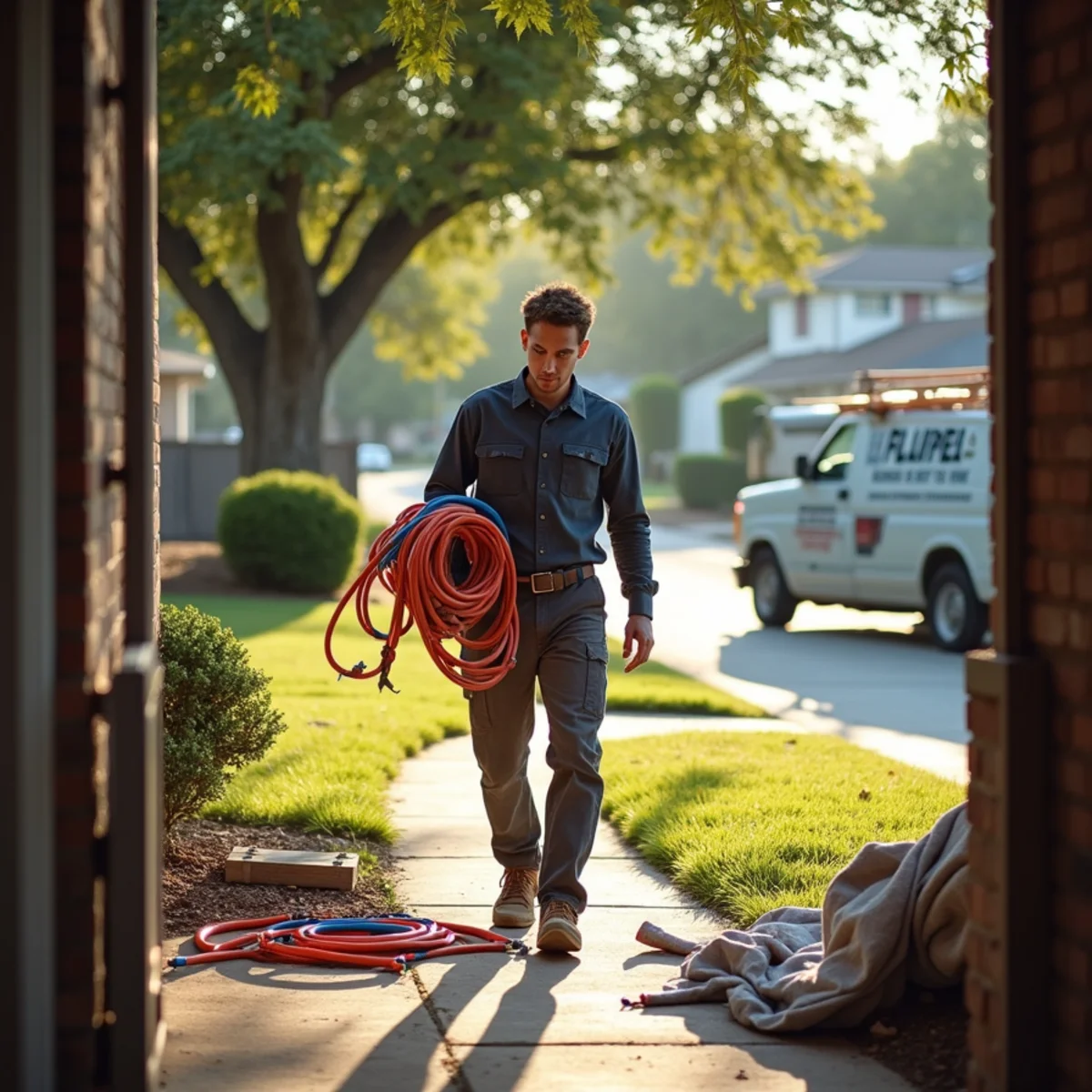 Licensed Plumber Bellaire TX plumber on a service call in Westbury (Houston), TX