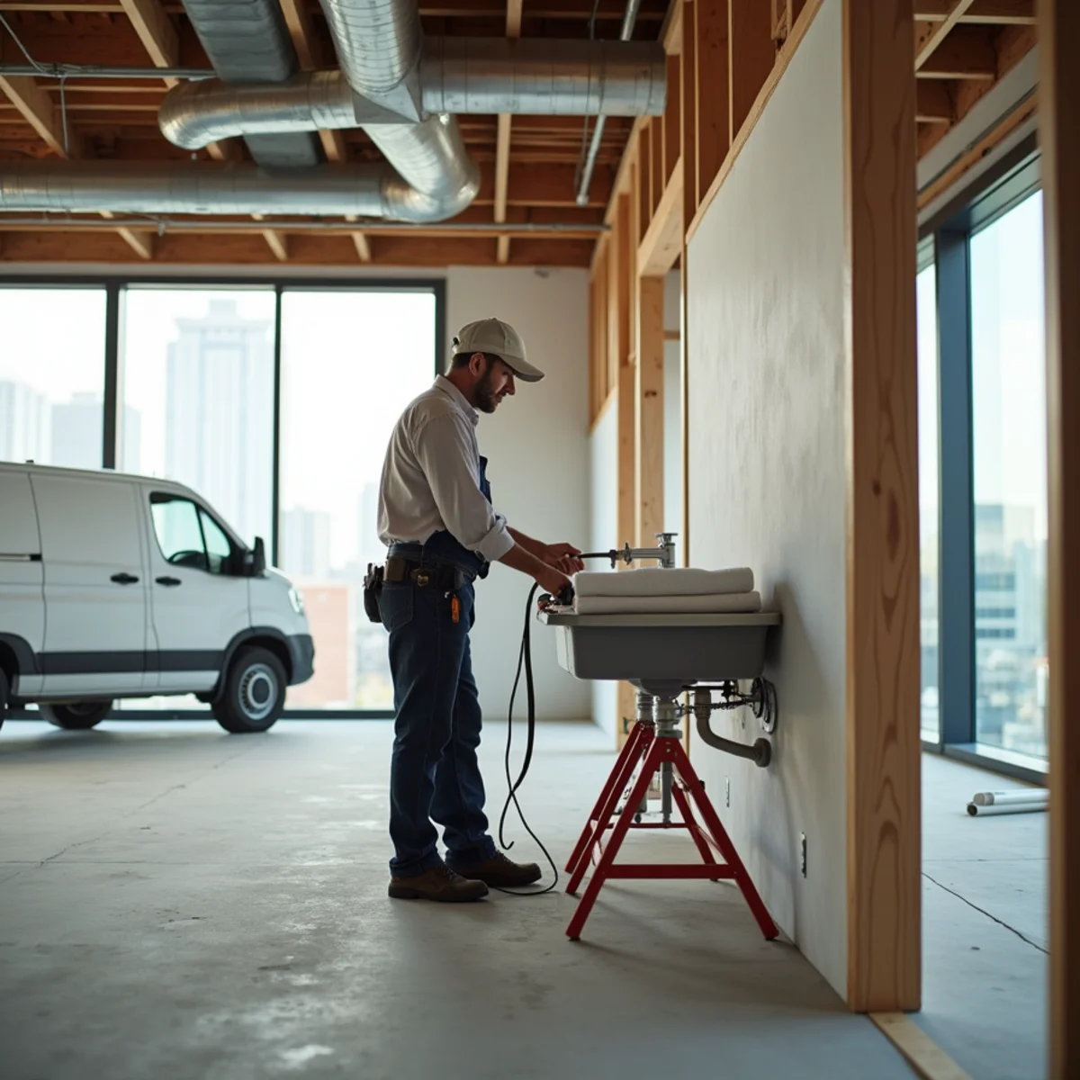 Licensed Plumber Bellaire TX plumber on a service call in Westchase (Houston), TX